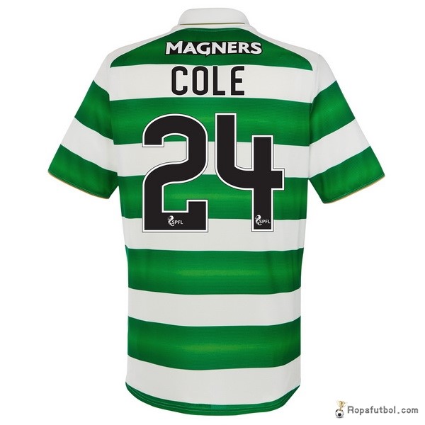 Camiseta Celtic Replica Primera Ropa Cole 2016/17 Verde